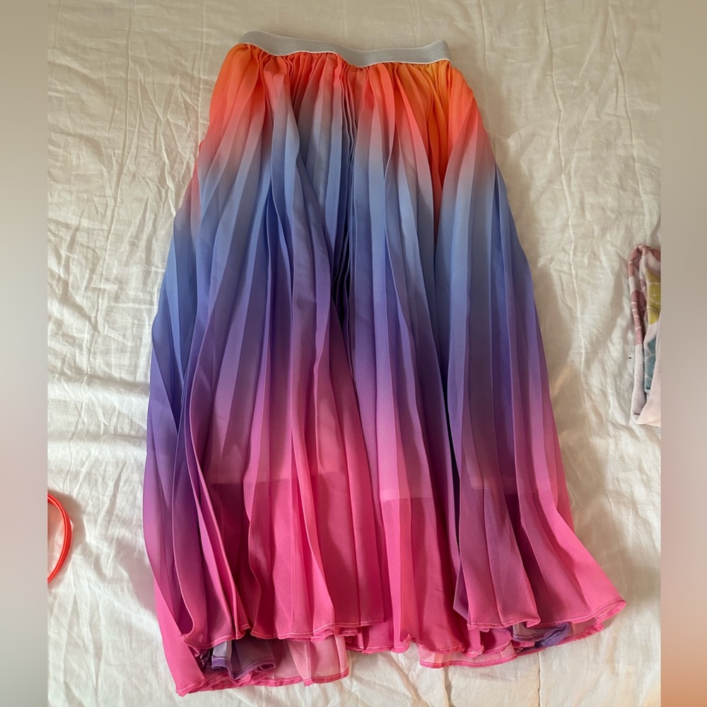 Kids multi colored skirt size 10